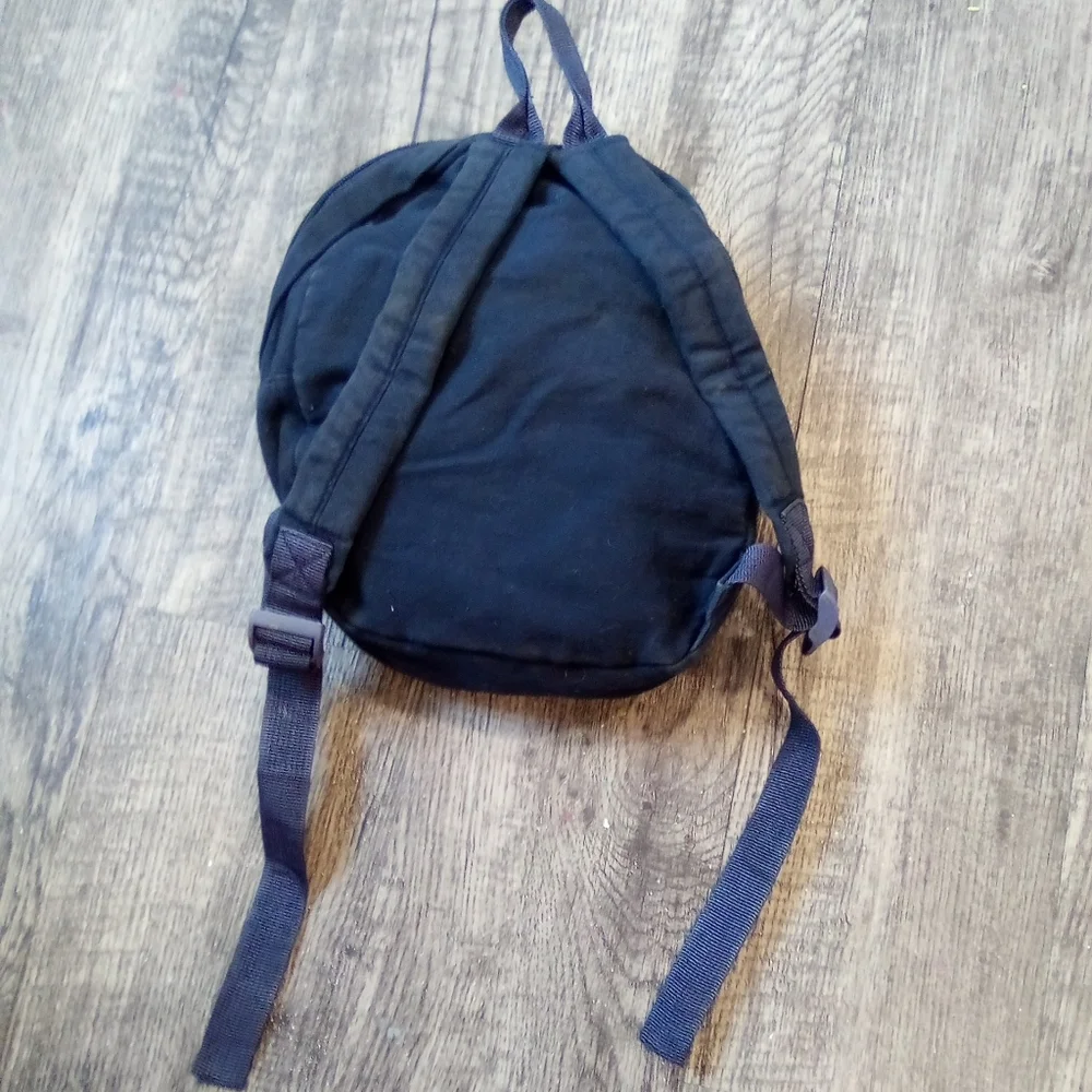 Cute Navy Blue Kids Backpack with Monkey Design